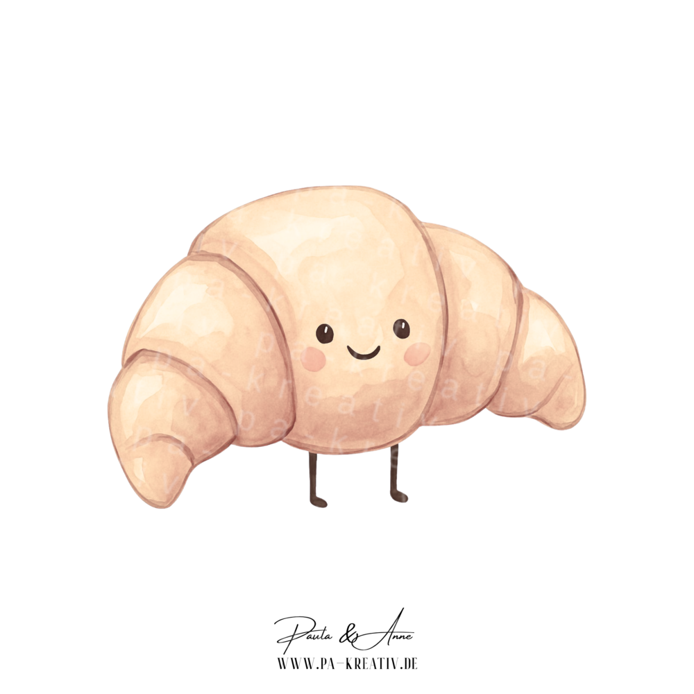 Croissant Bügelbild