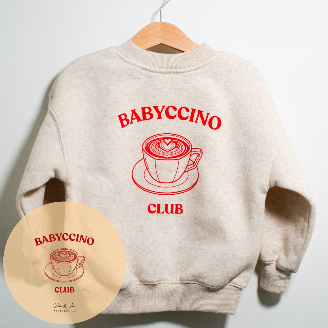 Babyccino Club "Power Cup" Bügelbild