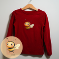 Biene Bügelbild