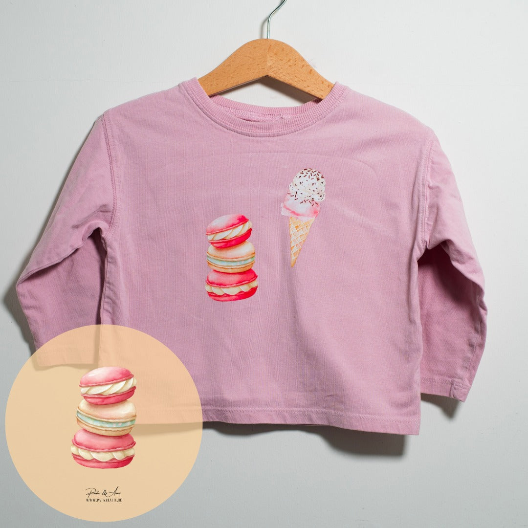Macarons Bügelbild