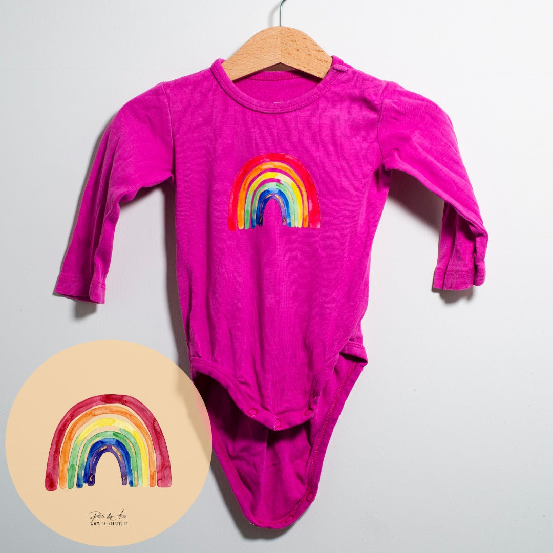 Regenbogen Bügelbild