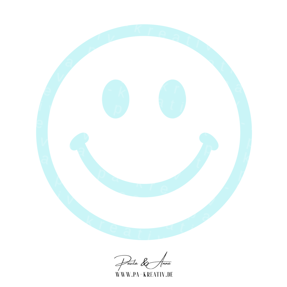 Smileys Bügelbild