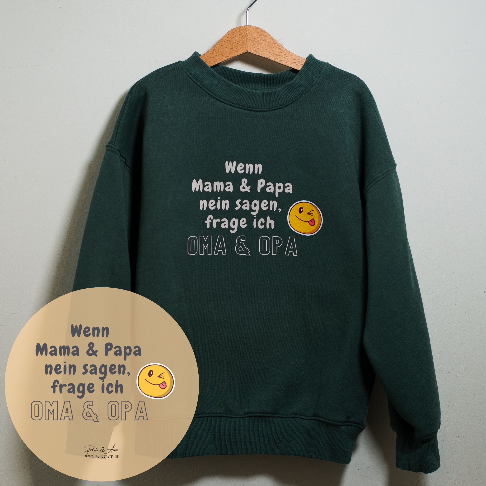 "Wenn Mama & Papa nein sagen" Bügelbild